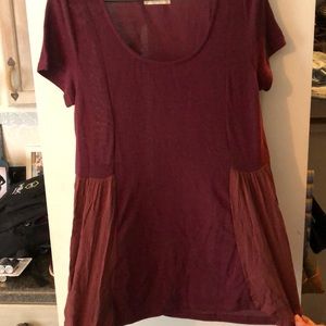 Altrd state tshirt with ruffled sides